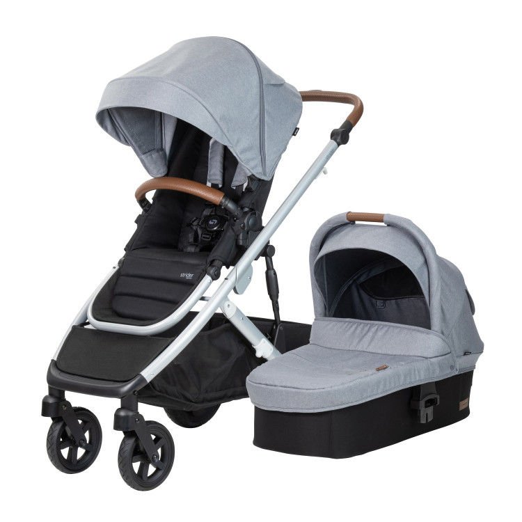Strider Signature V5 with Bassinet Silver Wattle
